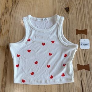 Altar'd State Ivory Top with Crimson Details